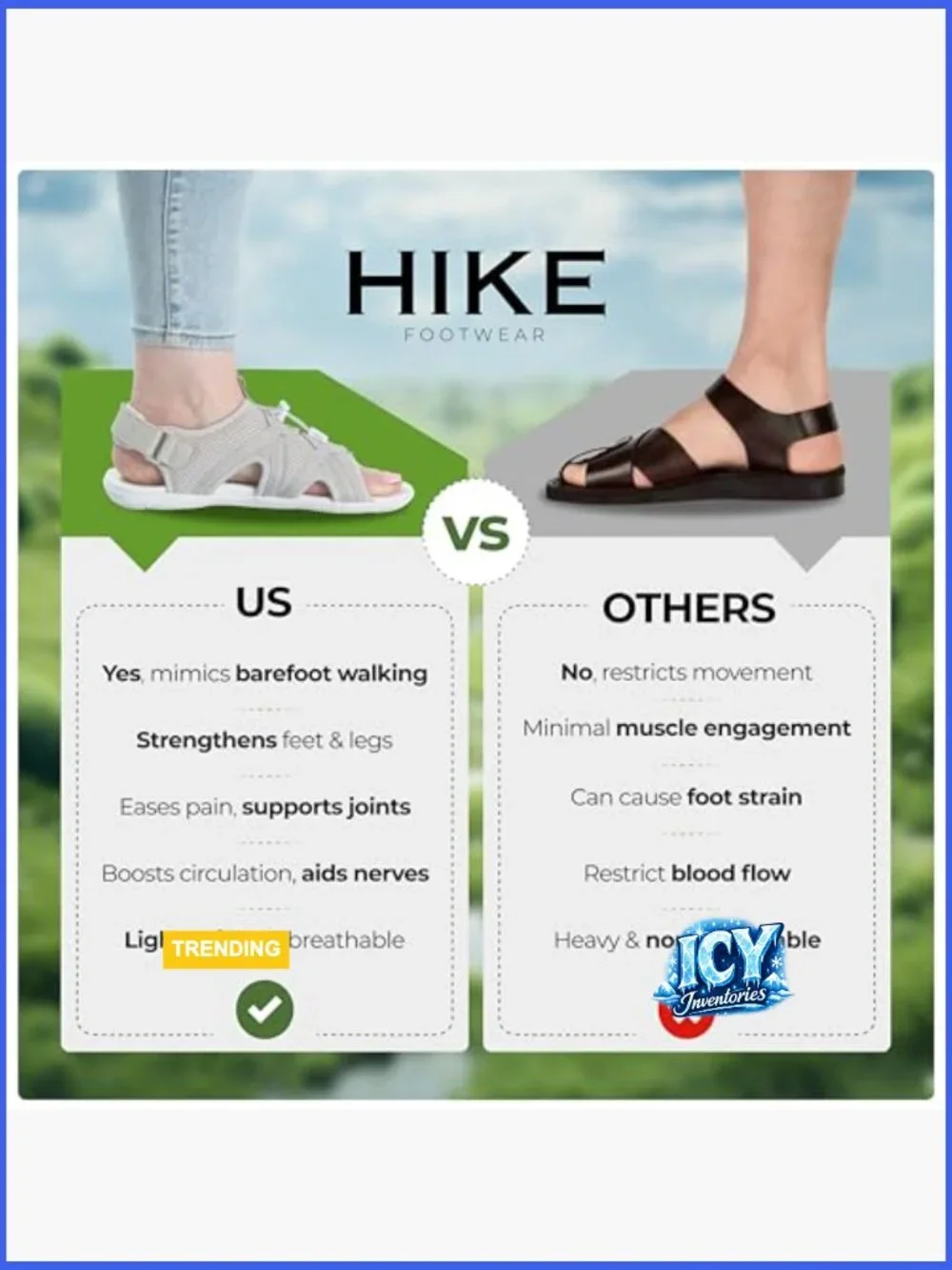 Zero Drop Sole Barefoot Sandals for Men Women
